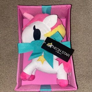 Tokidoki Neon Star 🌟 Unicorno Character & Storage Set